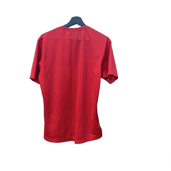 Adidas men's medium red Dri-fit T-shirt - Picture 3 of 5
